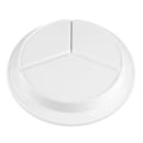 GET 9" Round Plastic Dinner Plate, White (P-1530-W) thumbnail 4