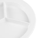 GET 9" Round Plastic Dinner Plate, White (P-1530-W) thumbnail 5
