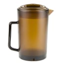 GET 64 oz Plastic Pitcher w/ Lid, Amber (P-3064-1-A) thumbnail 2