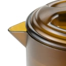 GET 64 oz Plastic Pitcher w/ Lid, Amber (P-3064-1-A) thumbnail 4