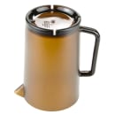 GET 64 oz Plastic Pitcher w/ Lid, Amber (P-3064-1-A) thumbnail 6
