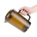GET 64 oz Plastic Pitcher w/ Lid, Amber (P-3064-1-A) thumbnail 7