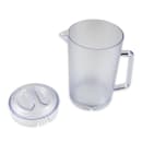 GET 64 oz Plastic Pitcher w/ Lid, Clear (P-3064-1-CL) thumbnail 3