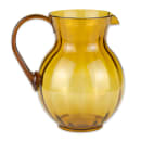 GET 8 3/4" Round Beverage Pitcher, Polycarbonate, Amber (P-4090-PC-A) thumbnail 2