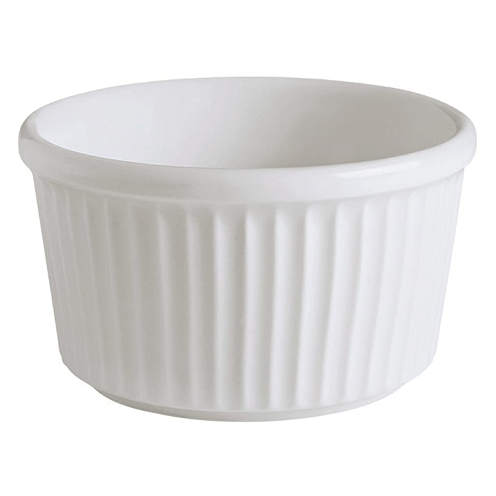 GET 6 4/5 oz Actualite Ramekin - Porcelain, Bright White (PA1101707324)