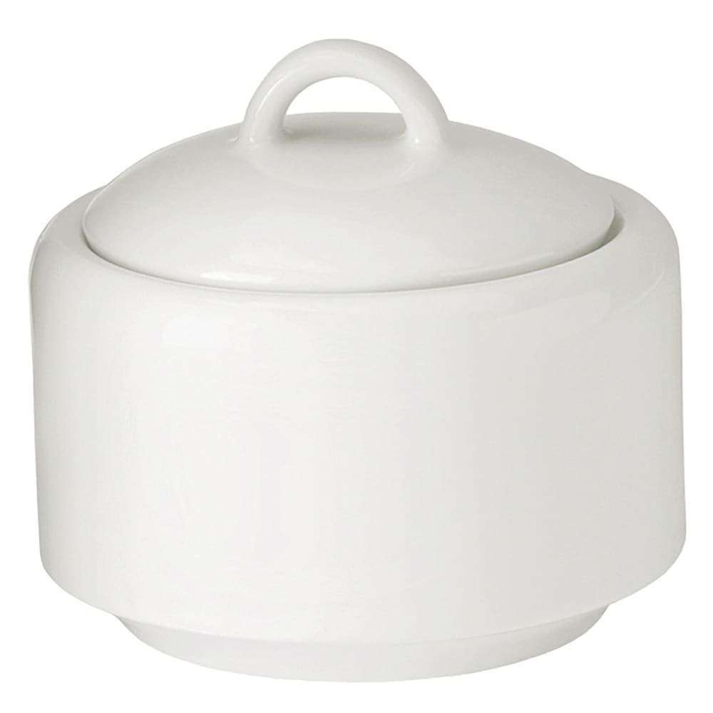 GET 8 1/2 oz Actualite Sugar Bowl - Porcelain, Bright White (PA1101708712)