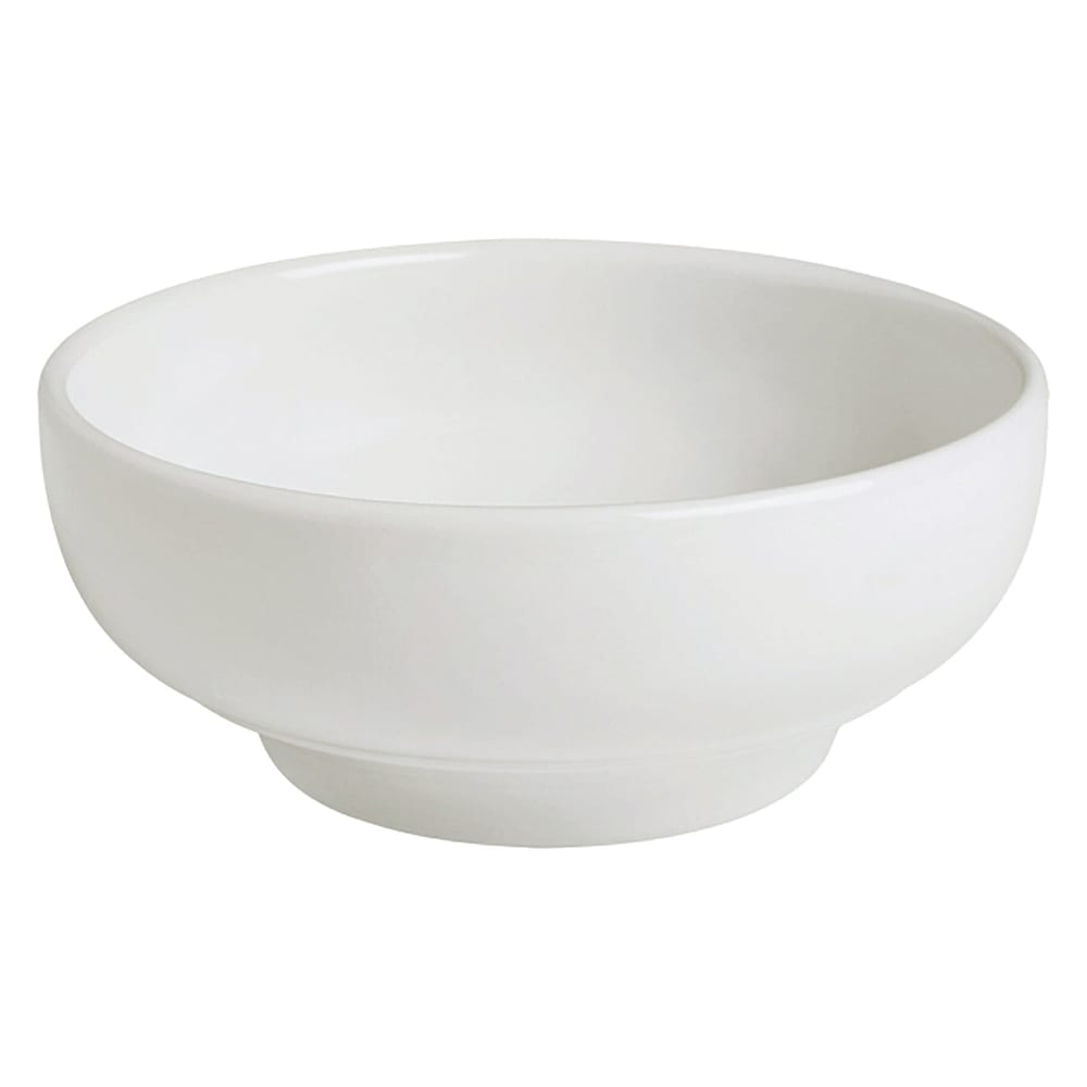 GET 19 3/5 oz Round Corona Actualite Rice/Cereal Bowl - Porcelain, Bright White (PA1101715324)