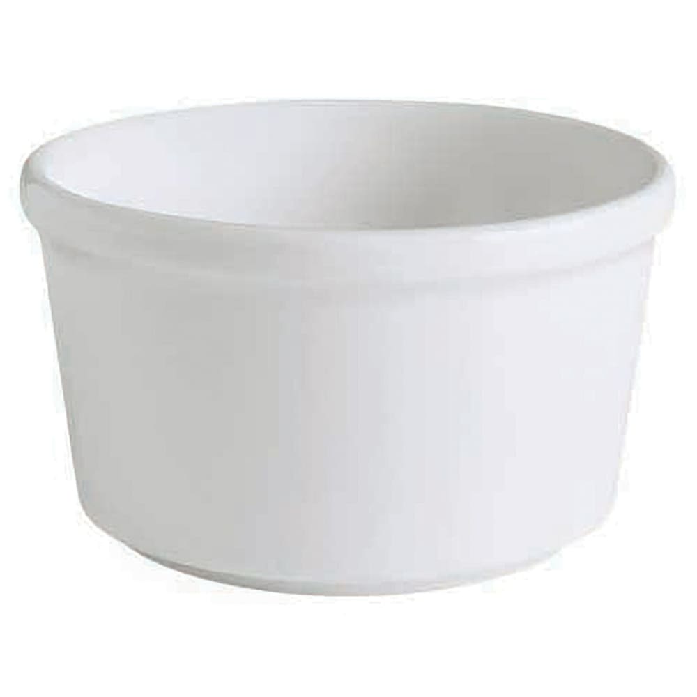 GET 3 2/5 oz Actualite Ramekin - Porcelain, Bright White (PA1101807224)