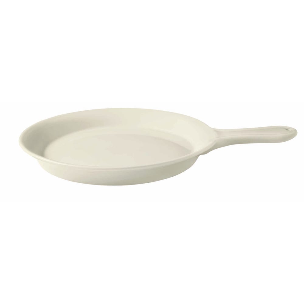 GET 10 1/4" Round Actualite Fry Pan Servers - Porcelain, Bright White (PA1101809612)
