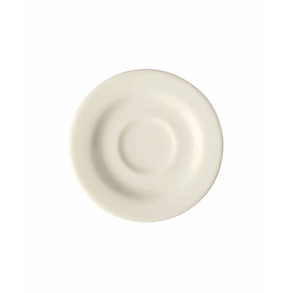 GET 5" Round Actualite Espresso Saucer - Porcelain, Bright White (PA1101900224)
