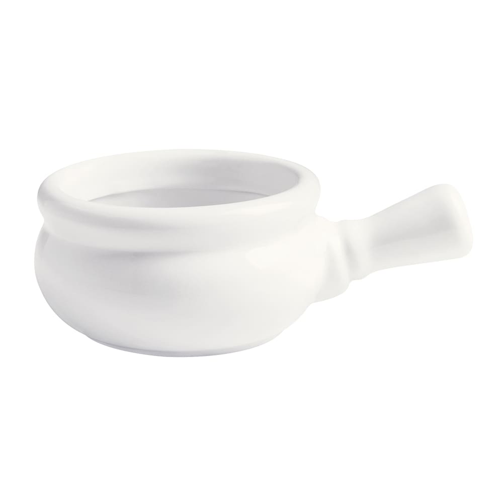GET 10 7/10 oz Round Actualite French Onion Soup Bowl - Porcelain, Bright White (PA1101908812)