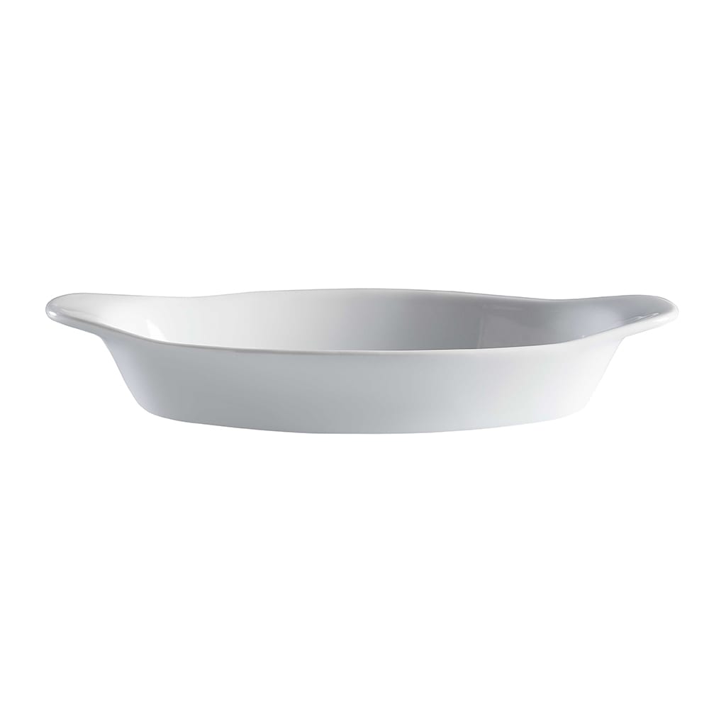 GET 9-4/5 oz. Actualite Au Gratin Dish - Porcelain, Bright White (PA1101909712)