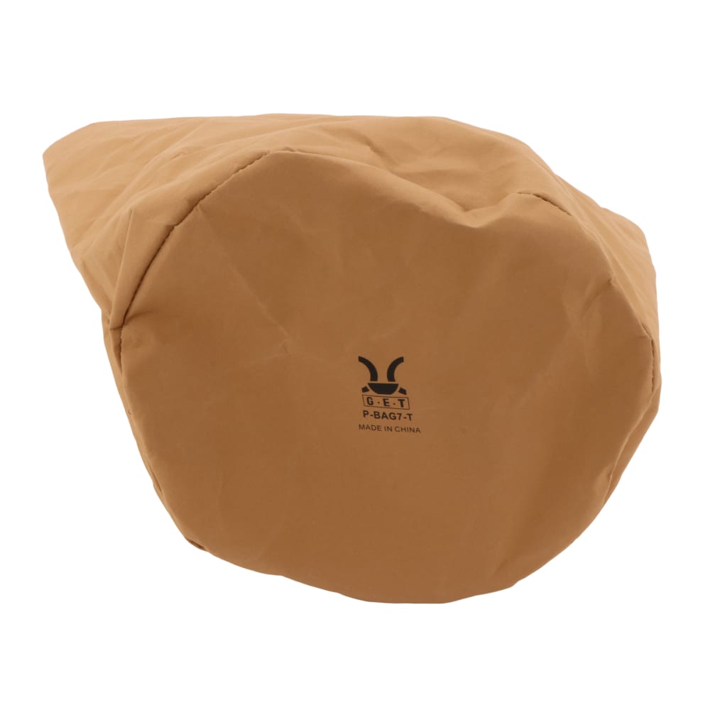 GET 7 3/4" Reusable Paper Bag/Bread Basket, Tan (P-BAG7-T)