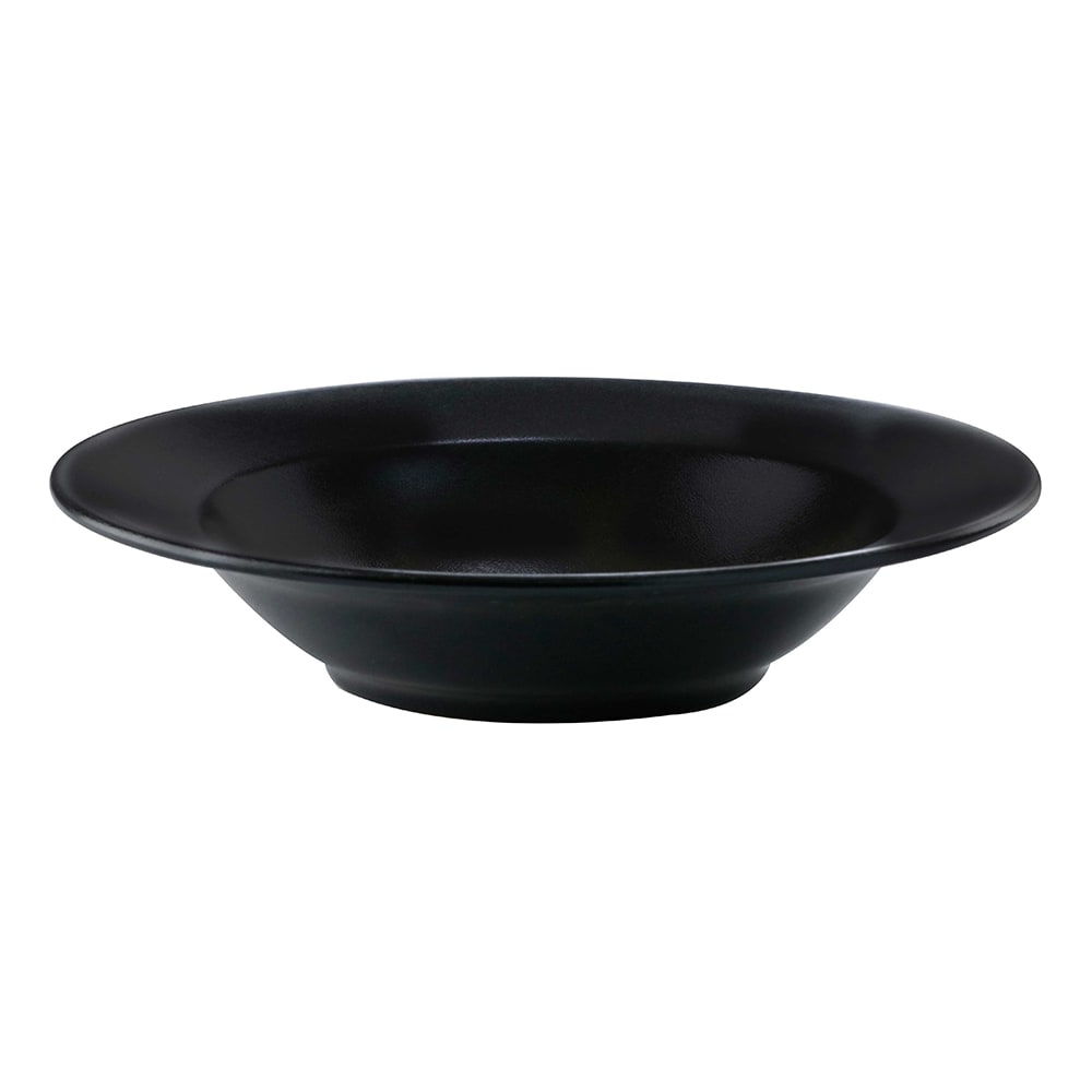 GET 18 1/5 oz Round Cosmos Pluto Pasta Bowl - Porcelain, Black (PP1941903712)