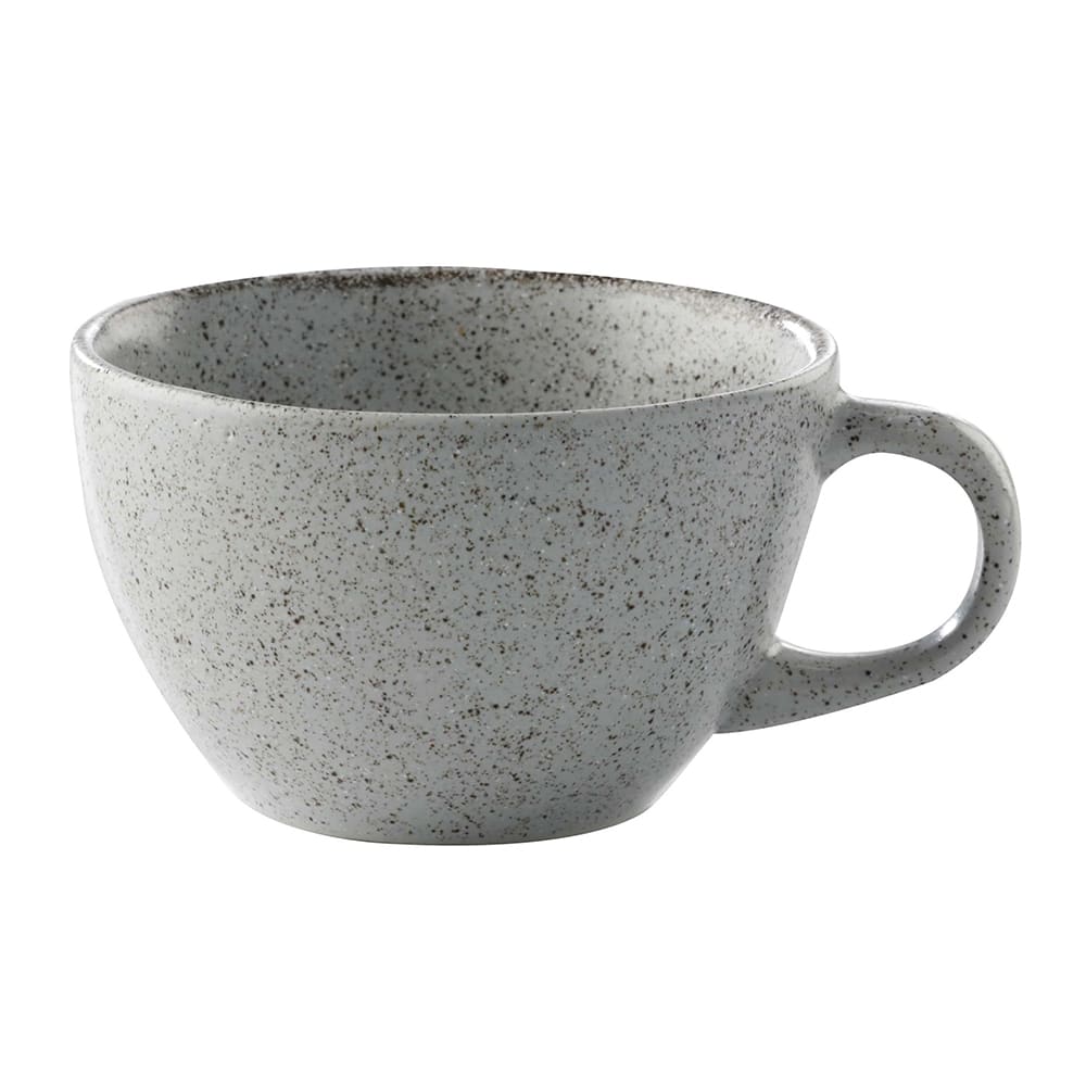GET 8 4/5 oz Cosmos Moon Tea Cup - Porcelain, Speckled Gray (PP1944904424)