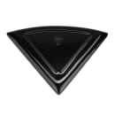 GET 9" Triangular Melamine Pizza Plate, Black (PZ-85-BK) thumbnail 4