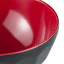 GET 11 oz Round Melamine Oatmeal Bowl, Red/Black (RB-122-RB) thumbnail 5