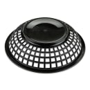 GET 8" Round Bread & Bun Basket, Plastic, Black (RB-820-BK) thumbnail 3