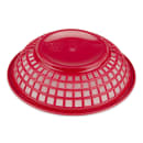 GET 8" Round Bread & Bun Basket, Plastic, Red (RB-820-R) thumbnail 3