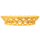 GET 10 1/2" Round Fast Food Basket, Polypropylene, Yellow (RB-860-TY) thumbnail 3