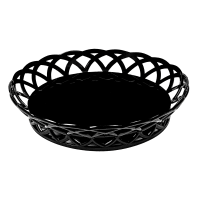 GET 10 1/2" Round Fast Food Basket, Polypropylene, Yellow (RB-860-TY) thumbnail 5