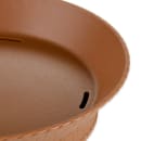 GET 9" Round Fast Food Basket, Plastic, Terracotta (RB-892-TER) thumbnail 5