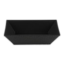 GET Rectangular Serving Basket - 8" x 4 1/2" x 2", Polypropylene, Black (RB-893-BK) thumbnail 2