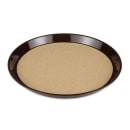 GET 11 1/4" Round Serving Tray, Plastic, Brown (RCT-11-BR) thumbnail 3
