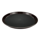 GET 14" Round Serving Tray, Plastic, Black/Brown (RCT-14-NS) thumbnail 3
