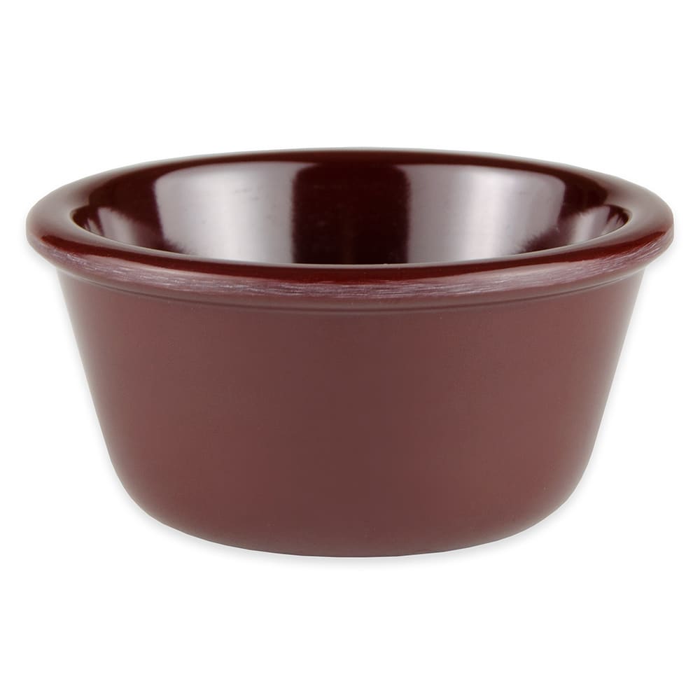 GET 3 oz Melamine Ramekin, Brown (RM-388-BR)