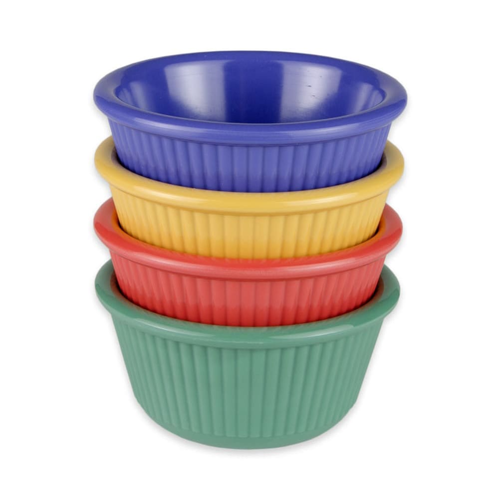 GET 3 oz Melamine Ramekin, Assorted Colors (RM-389-MIX)