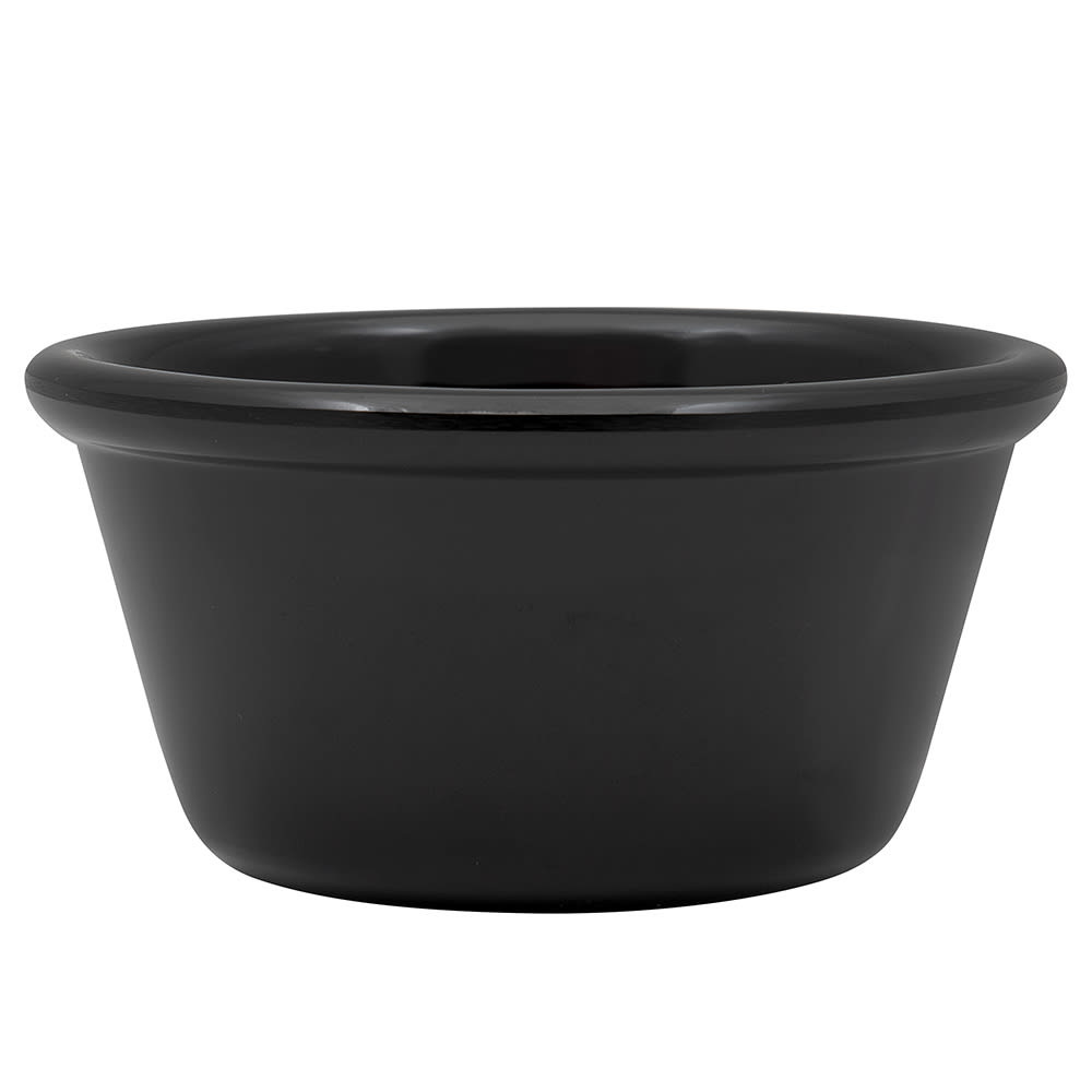 GET 4 oz Melamine Ramekin, Black (RM-400-BK)
