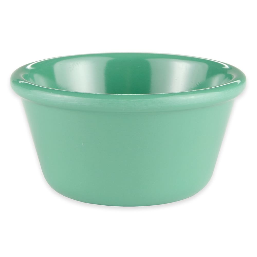 GET 4 oz Melamine Ramekin, Green (RM-400-FG)