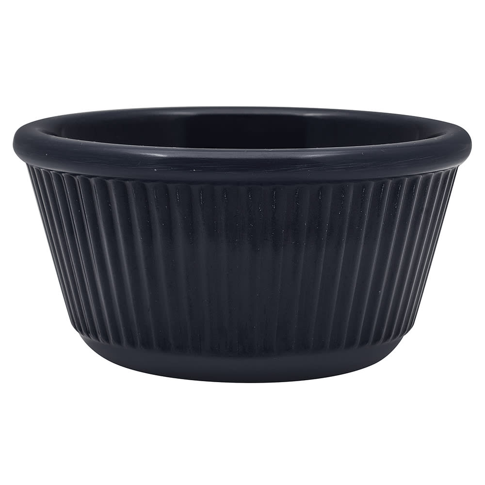 GET 4 oz Melamine Ramekin, Black (RM-401-BK)