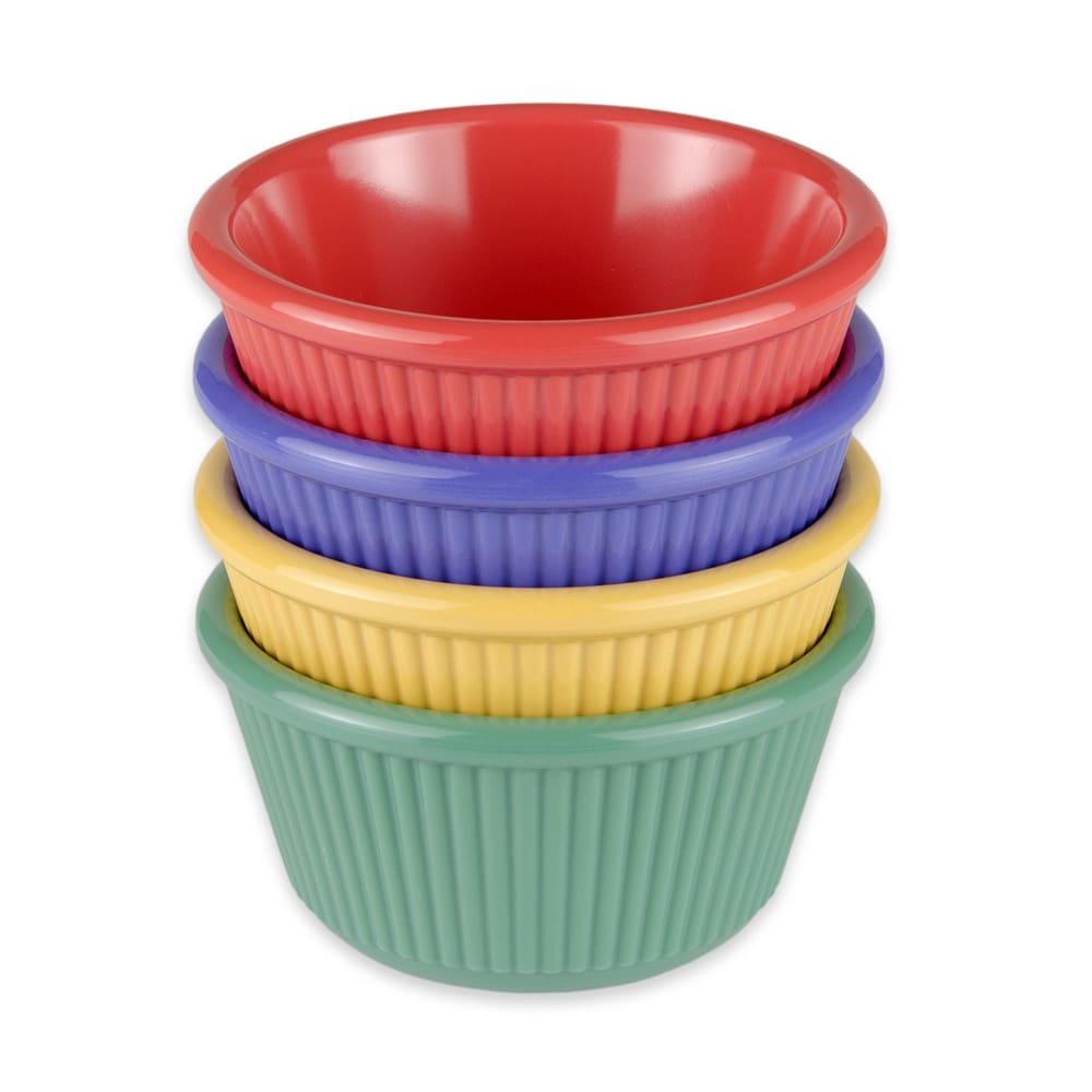 GET 4 oz Melamine Ramekin, Assorted Colors (RM-401-MIX)