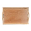 GET Rectangular Room Service Tray, 25" x 16", Hardwood, Natural (RST-2516-N) thumbnail 2