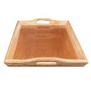 GET Rectangular Room Service Tray, 25" x 16", Hardwood, Natural (RST-2516-N) thumbnail 4