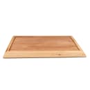 GET Rectangular Room Service Tray, 25" x 16", Hardwood, Natural (RST-2516-N) thumbnail 5