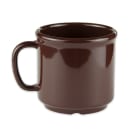 GET 12 oz Plastic Coffee Mug, Brown (S-12-BR) thumbnail 2