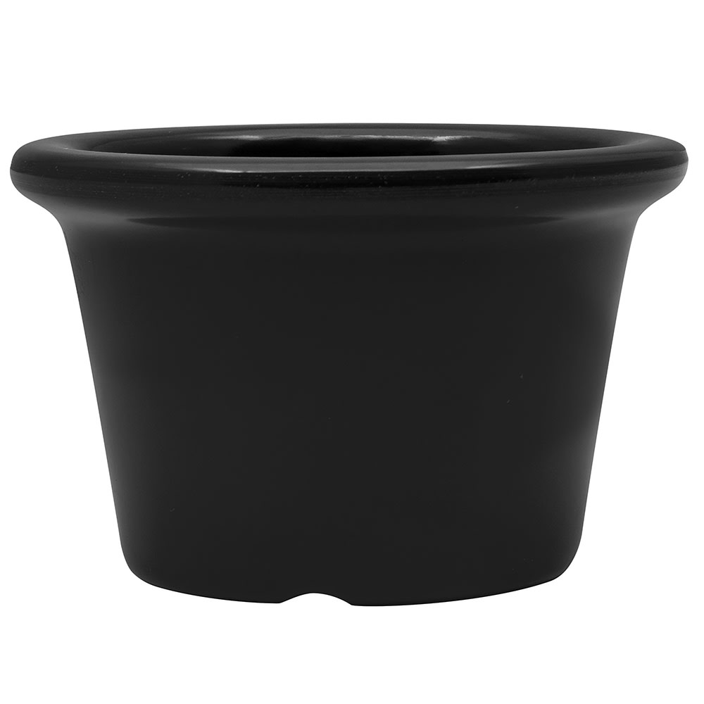 GET 1 1/2 oz Melamine Ramekin, Black (S-610-BK)