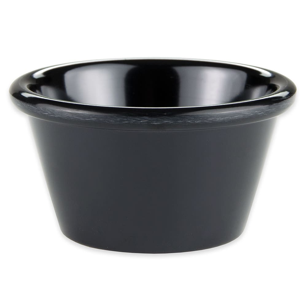 GET 3 oz Melamine Ramekin, Black (S-630-BK)