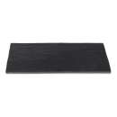 GET Rectangular Display shelf, 14" x 7", Melamine, Faux Slate (SB-1470-BK) thumbnail 2