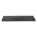 GET Rectangular Display shelf, 14" x 7", Melamine, Faux Slate (SB-1470-BK) thumbnail 3