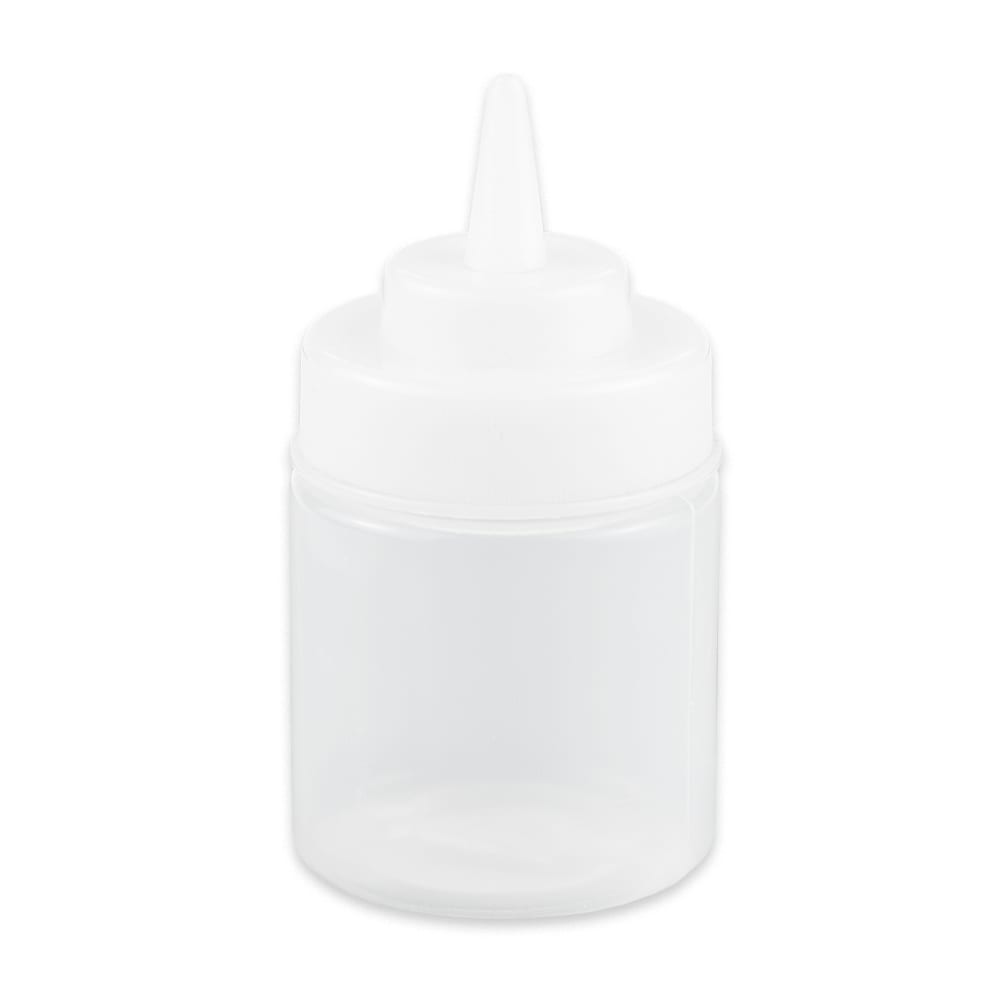 GET 8 oz Squeeze Bottle w/ Lid, Clear (SB-8-CL)