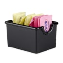 GET Rectangular Sugar Caddy - Plastic, Black (SC-66-BK) thumbnail 5