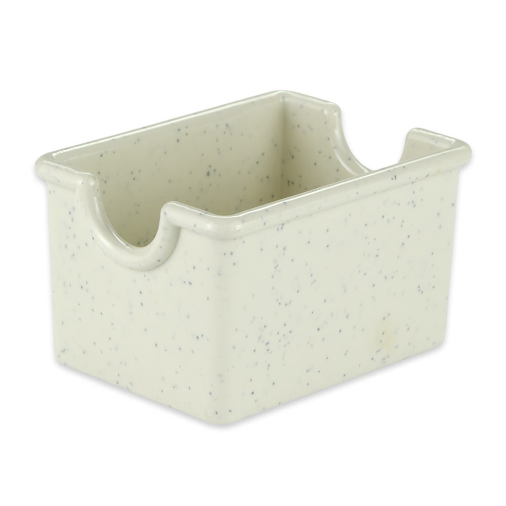 GET Rectangular Sugar Caddy - Plastic, Ironstone (SC-66-IR)