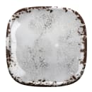 GET 4" Square Melamine Bread/Side Dish Plate, French Mill (SCS-4-FM) thumbnail 3