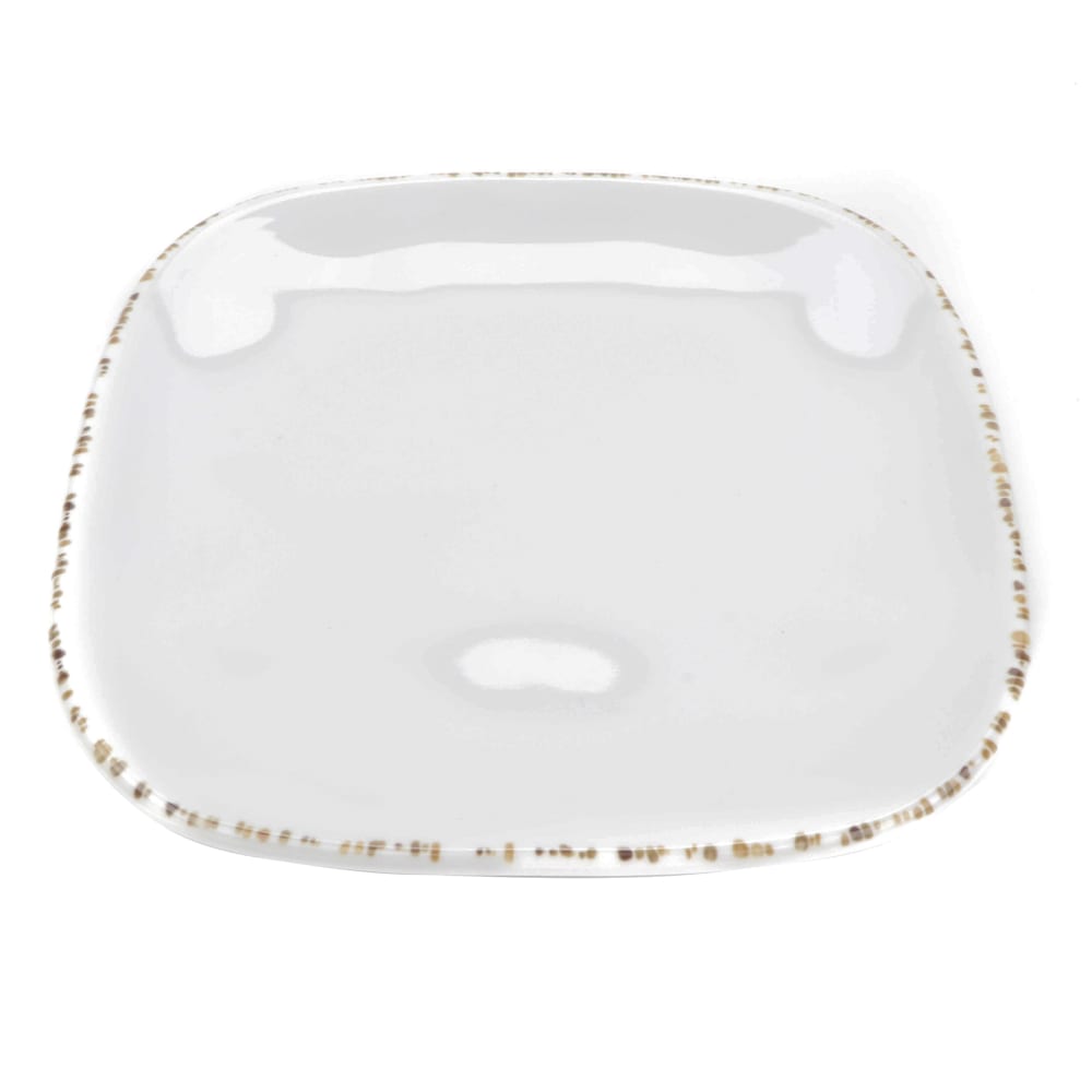 GET 4" Square Melamine Bread/Side Dish Plate, Urban Mill (SCS-4-UM)