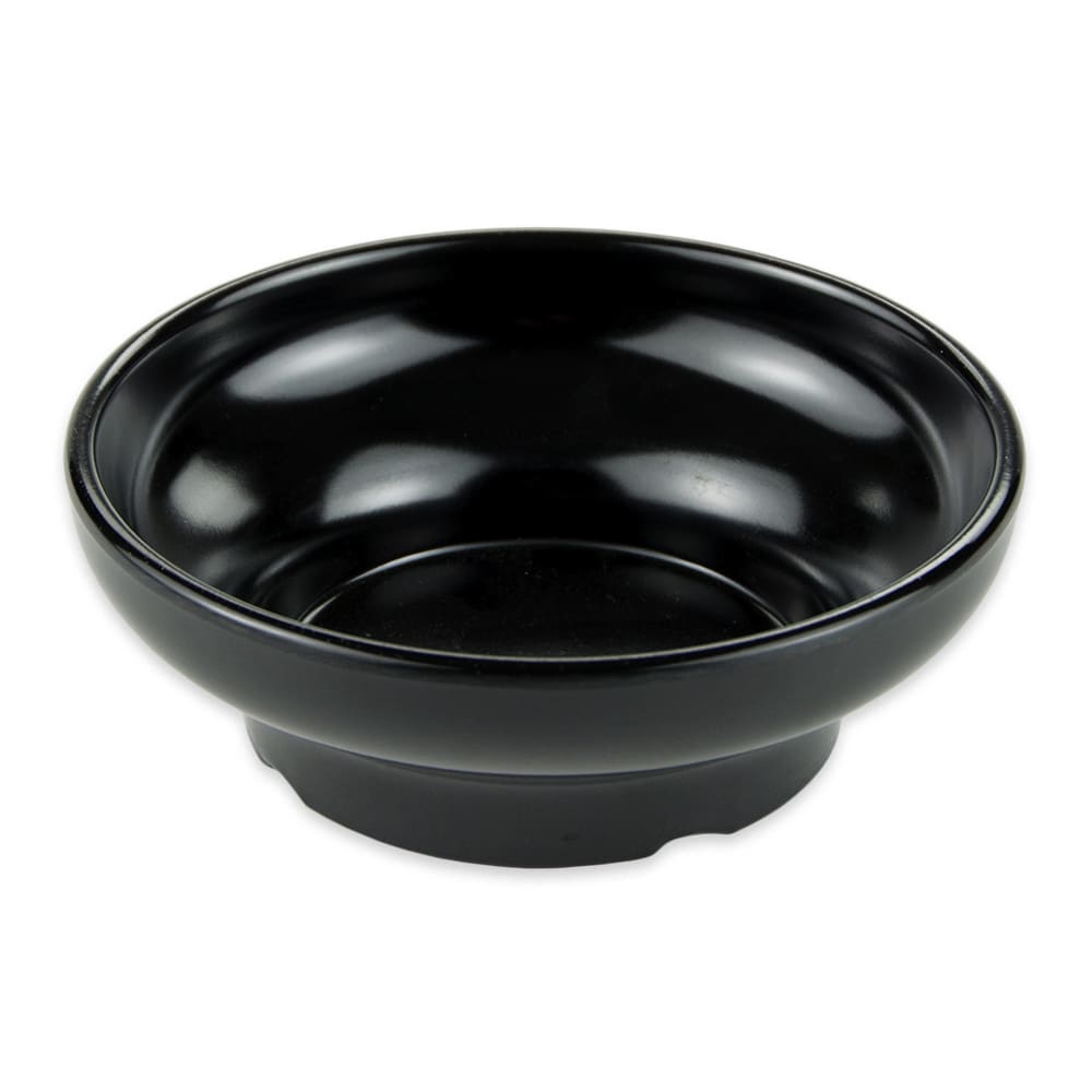 GET 4 1/2" Round Salsa Dish w/ 6 oz Capacity, Black (SD-06-BK)