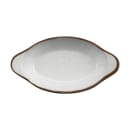 GET Oval Side Dish, 8 1/2" x 4 1/2", Melamine, Rustic Mill (SD-08-RM) thumbnail 3
